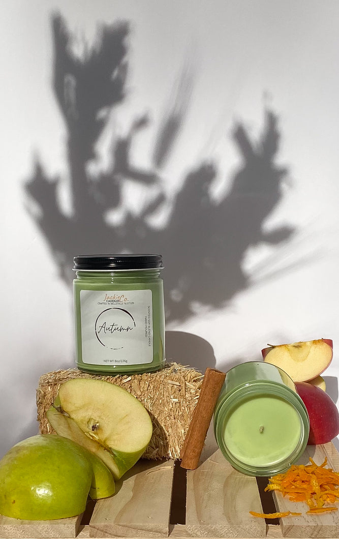 candles apples scent cinnamon autumn